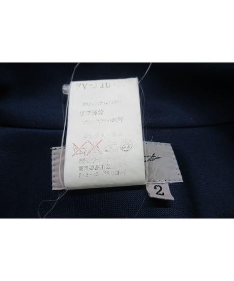 難あり 02aw yohji yamamoto femme 裾リブ ジャージブルゾン（FV-J10）