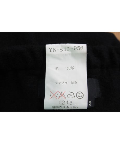 Y's yohji yamamoto フロントデザインロングスカート YN-S15-956