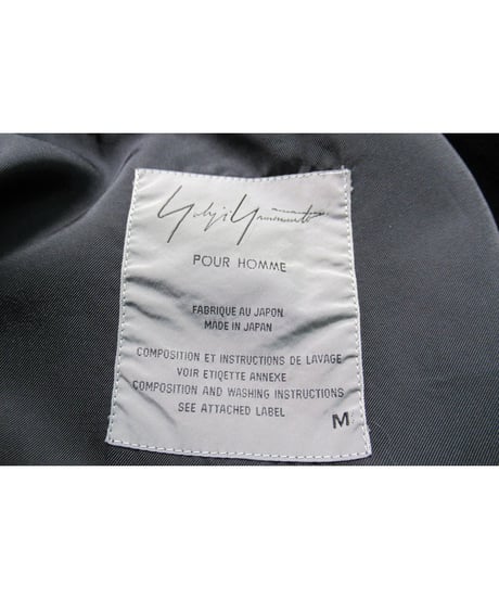 98aw yohji yamamoto pour homme vintage デザインジャケット（HY-J08-910）