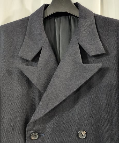 91AW yohji yamamoto pour homme 紺 6.1THE MEN ミリタリージャケット  (H-J-4)