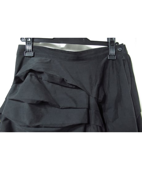 17aw yohji yamamoto femme プリーツデザイン アシメトリー巻きスカート（FK-S02-901）