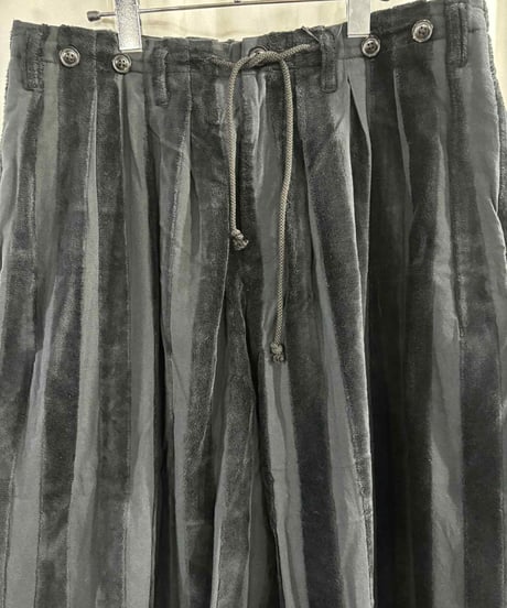 美品 2019AW yohji yamamoto pour homme 1994AW REPLICA ストライプバルーンパンツ（HC-P37-029）