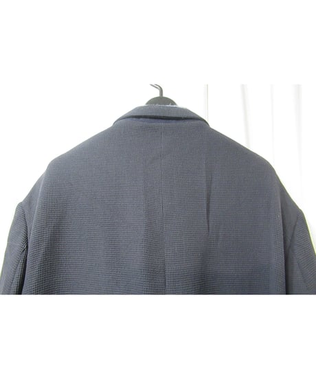 95aw yohji yamamoto pour homme vintage 鹿鳴館期 紺 ニット切替えデザインセットアップ（HE-J29-128）