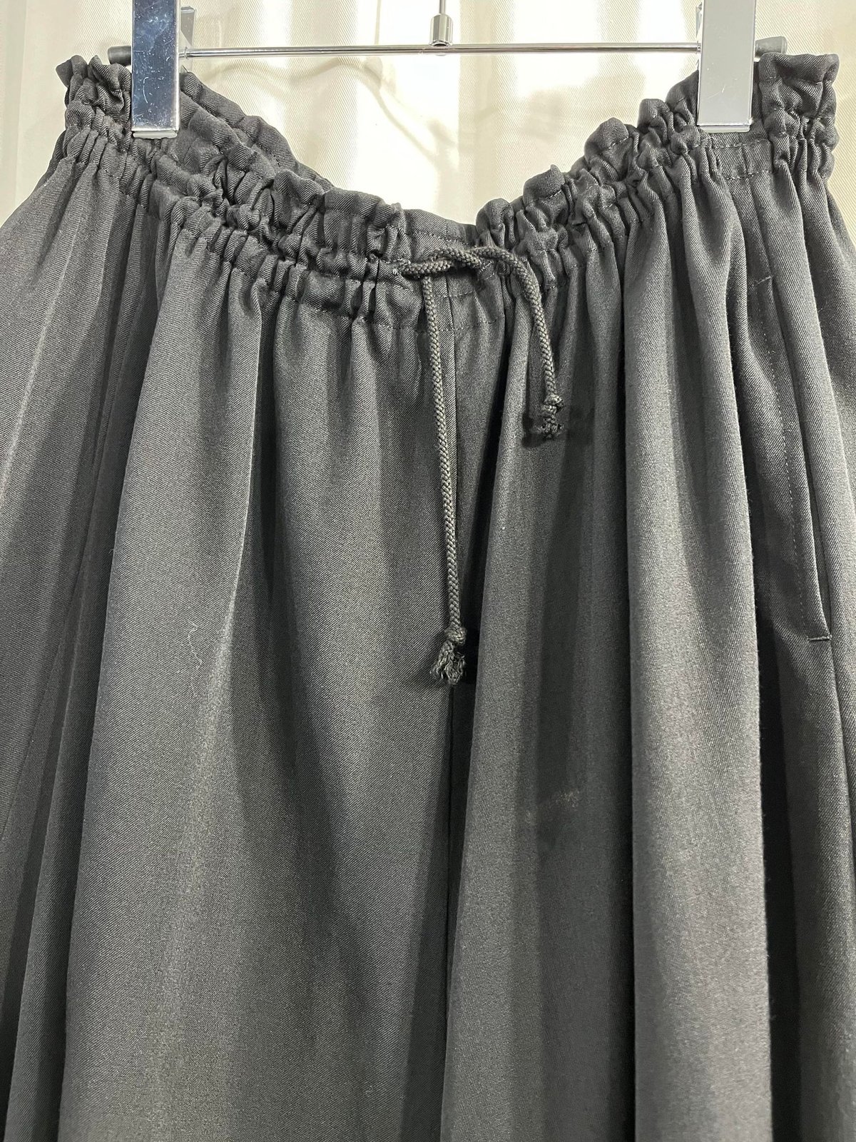 【 Yohji Yamamoto Y's】袴サルエルパンツ 麻 ベージュ 茶系 Yohji Yamamoto Y's】袴サルエルパンツ 麻 ベージュ 茶系
