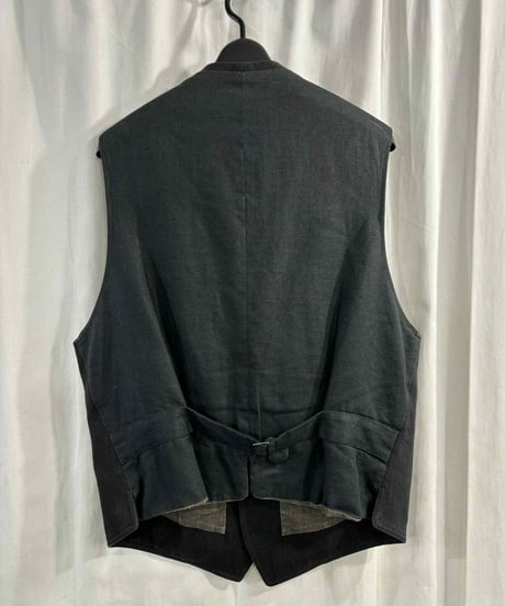 Y's for men yohji yamamoto 前後素材切り替えベスト（MT-V02-010）
