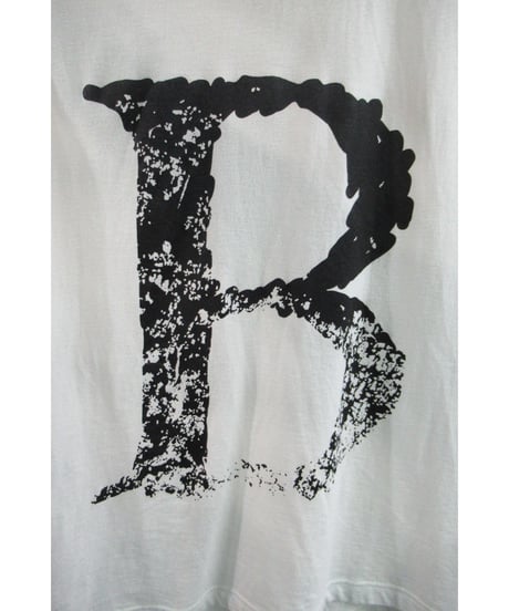 20aw B yohji yamamoto +noir 白 【B】半袖 プリントカットソー NR-T60-077
