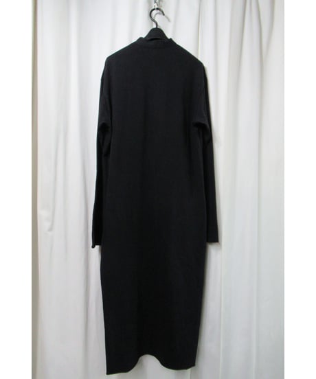 15aw yohji yamamoto pour homme 黒 ヘンリーネック ロングデザインカットソー（HY-T14-076）