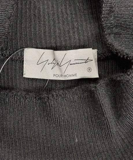 2021AW yohji yamamoto pour homme 鹿鳴館 ハイネックカットソー（HX-T80-992）