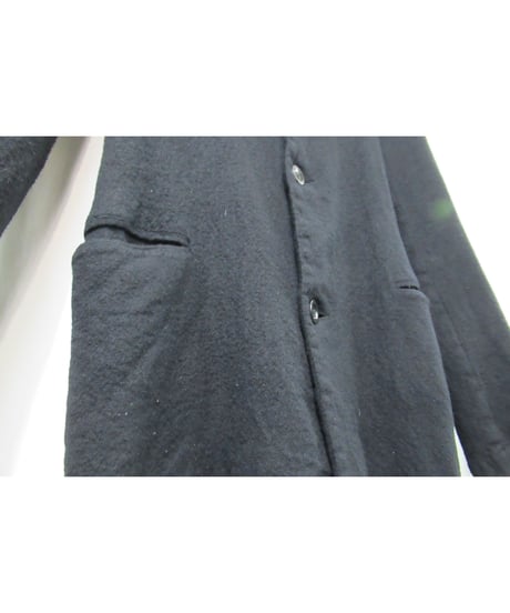 00aw yohji yamamoto pour homme 縮絨 襟ニットデザインジャケット②（HT-J10-150）