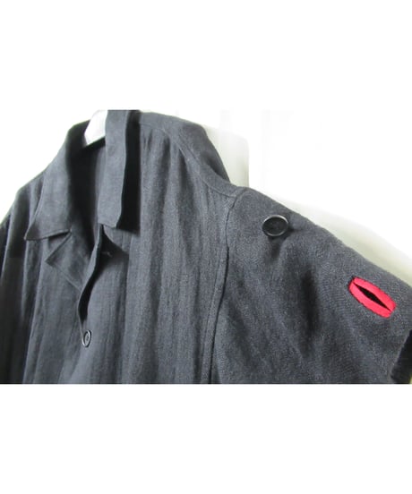 2017ss yohji yamamoto pour homme スリーブデザイン ロングドレス（HD-D16-315）