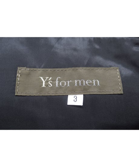 Y’s for men yohji yamamoto ４つボタン フラップポケットデザインジャケット（ML-J08-081）
