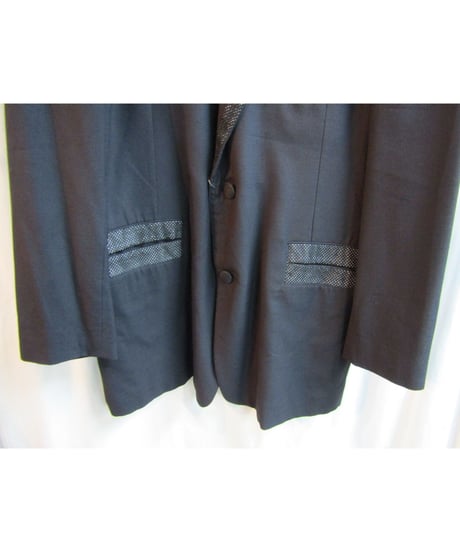 03ss yohji yamamoto pour homme 装飾デザインジャケット HQ-J16-113