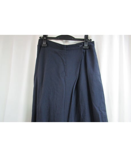 80’s SAMPLE yohji yamamoto femme vintage 紺 アシメトリー変形ワイドパンツ