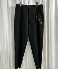 S'YTE yohji yamamoto ダメージニット切替ストライプパンツ（UV