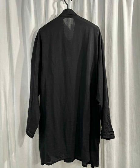2022SS yohji yamamoto pour homme チャイナボタンブラウス（HG-B62-216）
