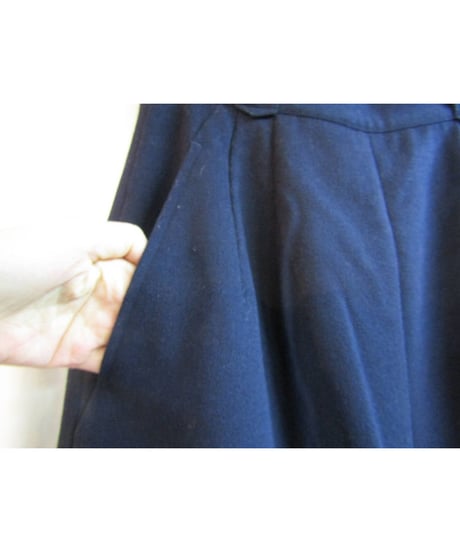 90’s Y's yohji yamamoto vintage ネイビー Aラインスカート YE-S05-113