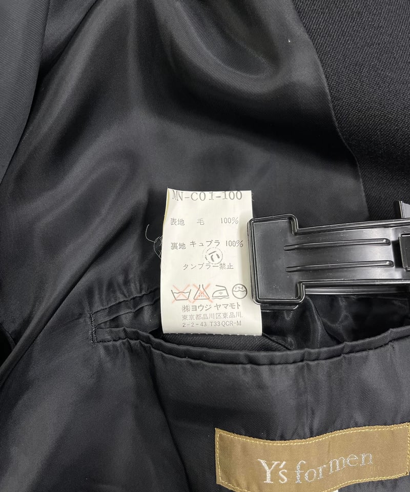 Y's for men yohji yamamoto ロングコート(MN-C01-100) | Y's for men yohji yamamoto ロングコート(MN-C01-100) |
