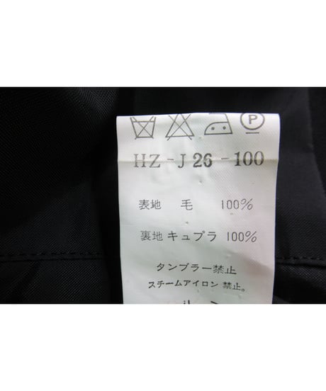 04ss yohji yamamoto pour homme 三つ釦 シンプルロングジャケット HZ-J26-100