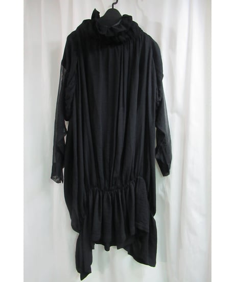 95ss yohji yamamoto femme vintage ギャザーデザインワンピース FB-D14-100