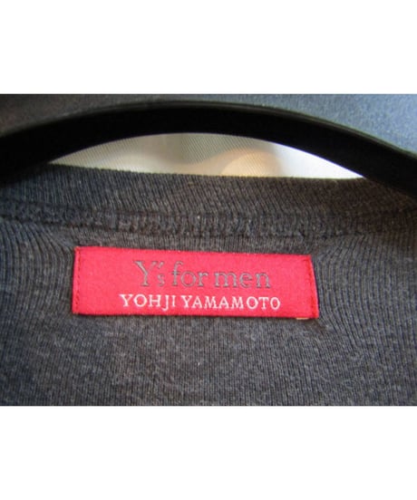 Y's for men yohji yamamoto 赤タグ ノーカラービック釦カーディガン ME-T67-055