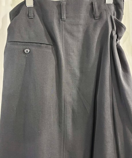 2018AW yohji yamamoto pour homme ラップスカート（HV-S10-100）