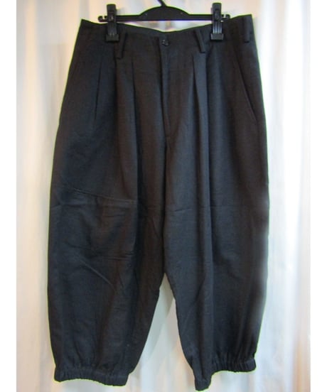 17ss yohji yamamoto POUR HOMME 裾ゴムシャデザインパンツ  HD-P70-017