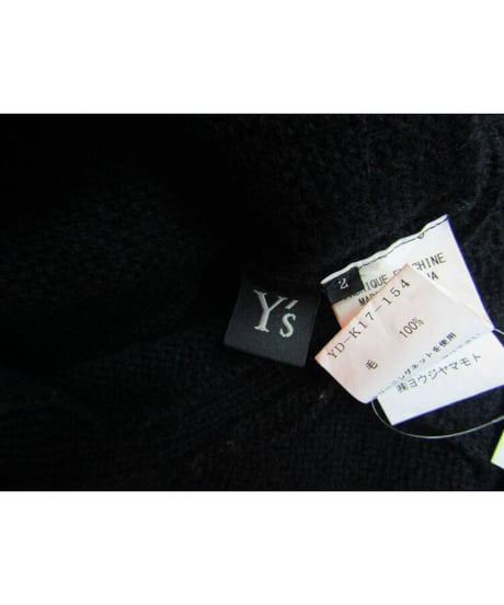 Y's yohji yamamoto 裾プリーツロングデザインニット YD-K17-154