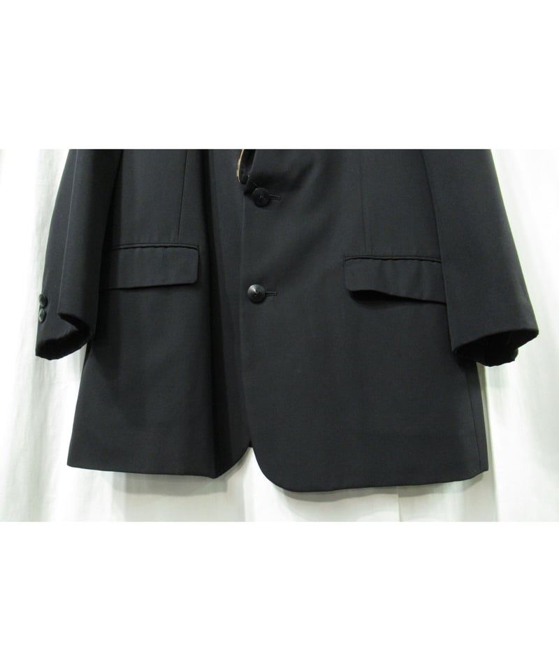 02aw yohji yamamoto pour homme ラペル切り替えデザインジャケット...