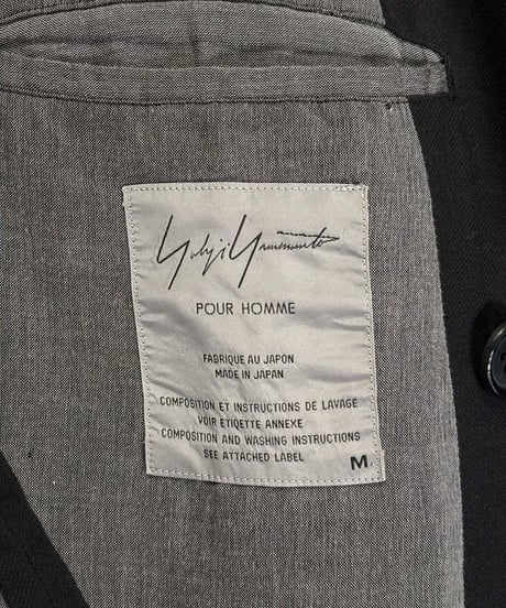 1998AW yohji yamamoto pour homme vintage ダブルロングジャケット（HY-J02-993）