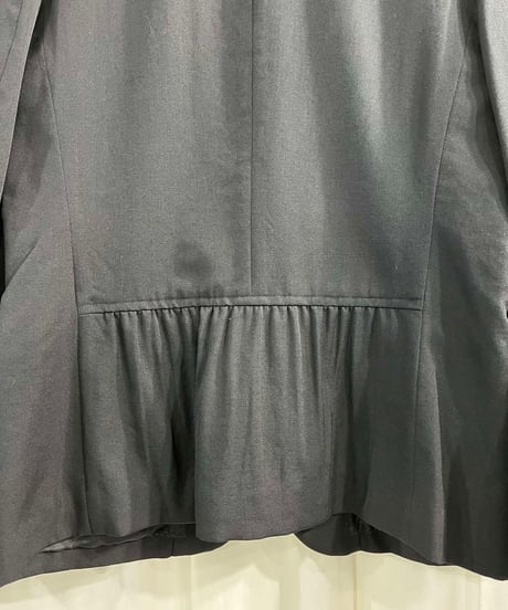 2007SS yohji yamamoto pour homme ギャザー 3釦ジャケット（HT-J27-100）