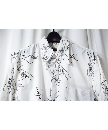 COMME des GARCONS HOMME PLUS プリントデザインブラウス（GBL-2）