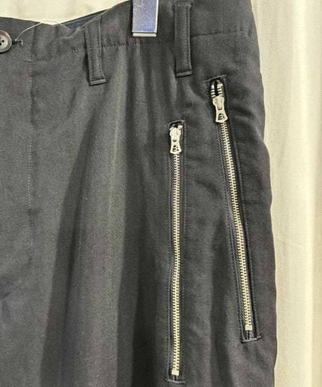 2019SS yohji yamamoto pour homme ファスナーポケットパンツ（HH-P39-100）