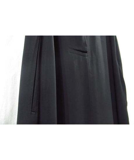 97ss yohji yamamoto femme vintage スリットプリーツデザイン ロングワンピース（FU-D02-201）