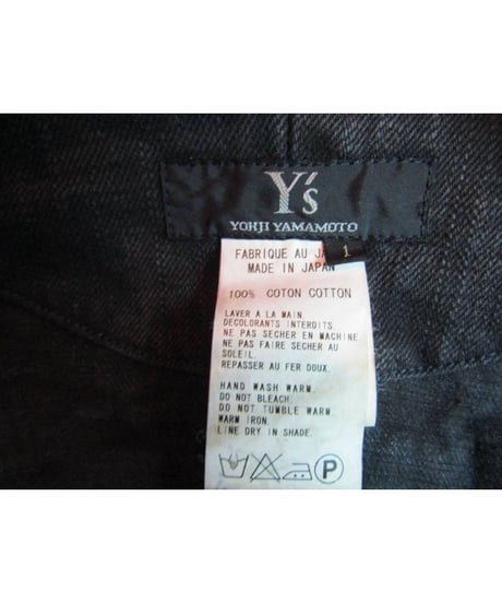 Y's yohji yamamoto デニムショートジャケット YY-J14-005