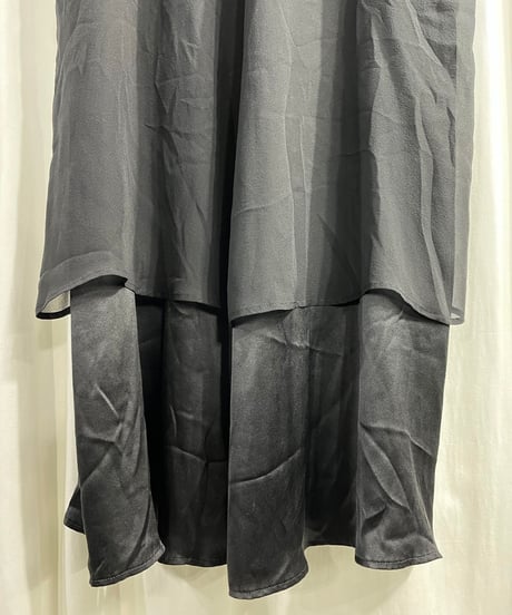 2004SS yohji yamamot +NOIR シルクロングスカート（NZ-S16-814）