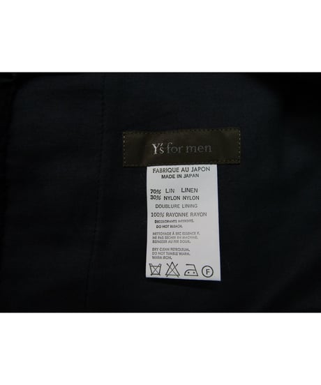 Y's for men yohji yamamoto  紺シンプル紐パンツ MF-P11-301