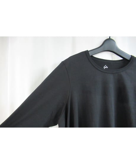 camphor tree  アシメトリーショートカットソー Ssize