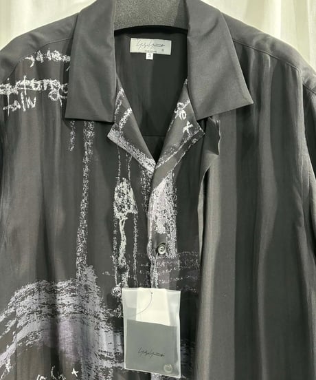 2022SS yohji yamamoto pour homme シルクブラウス（HG-B16-418）