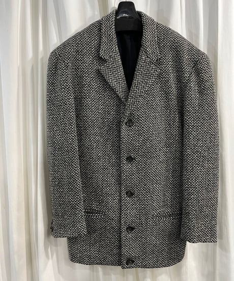 yohji yamamoto pourhomme 5釦　ツィ－ドジャケット（H-J01-001)