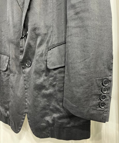 Y's yohji yamamoto 麻綿混 デザインジャケット（MD-J06-305）