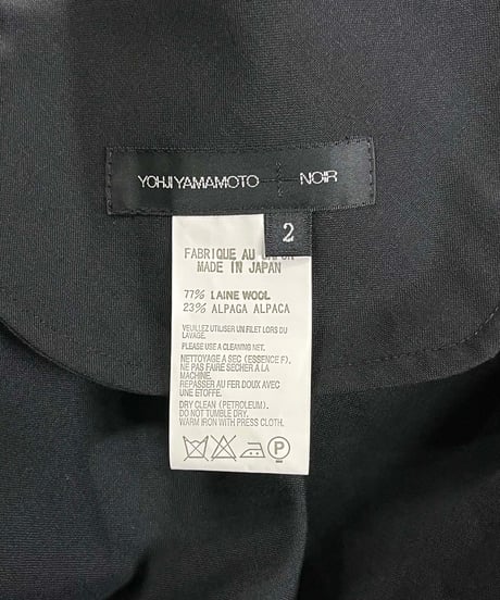 yohji yamamoto +NOIR 巻きスカート（NR-S35-184）