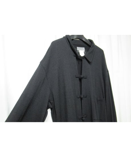 96aw yohji yamamoto pour homme vintage チャイナ釦デザイン ロングワンピース（HG-T55-961）