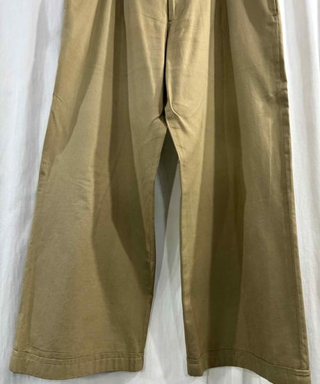 2008SS yohji yamamoto femme コットンワイドパンツ（FM-P18-014）