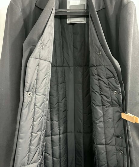 新品 2025AW yohji yamamoto pour homme ライナー付きロングジャケット（HL-J11-835）