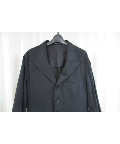 14ss yohji yamamoto pour homme  黒 レイヤードデザインジャケット HG-J19-802