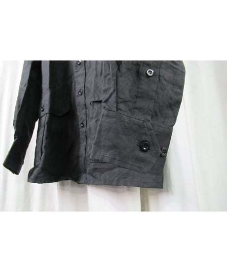 Y’s for men yohji yamamoto 麻 ミリタリーデザインブラウス（MH-B12-300）