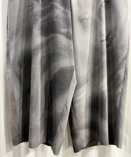 2020SS yohji yamamoto pour homme クモ女プリントパンツ（HN-P30-512）