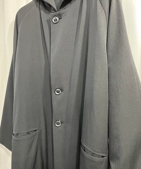 2018AW yohji yamamoto pour homme フード付きデザインロングコート（HV-D13-124）