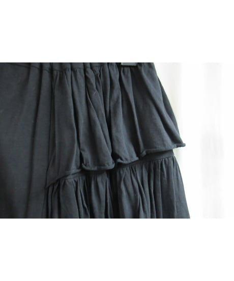 Y's for living yohji yamamoto フリルデザインフレアスカート YL-S1