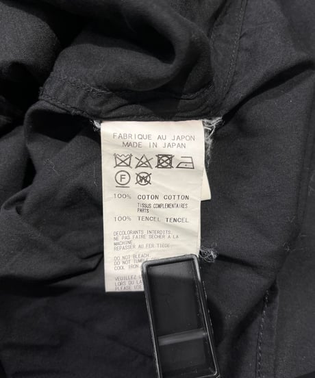 2017AW yohji yamamoto pour homme 3重襟長袖シャツ（HK-B07-800）